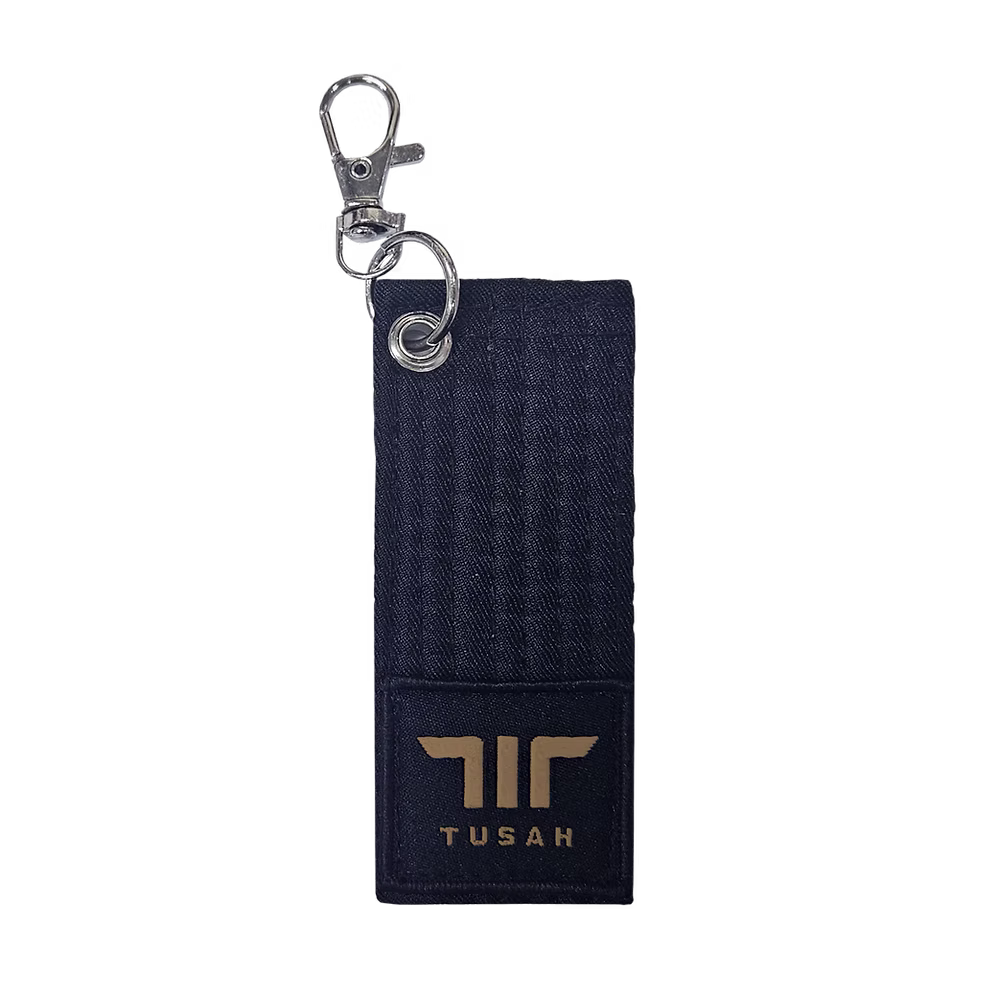 Breloc Centură Neagră - Black Belt Keychain