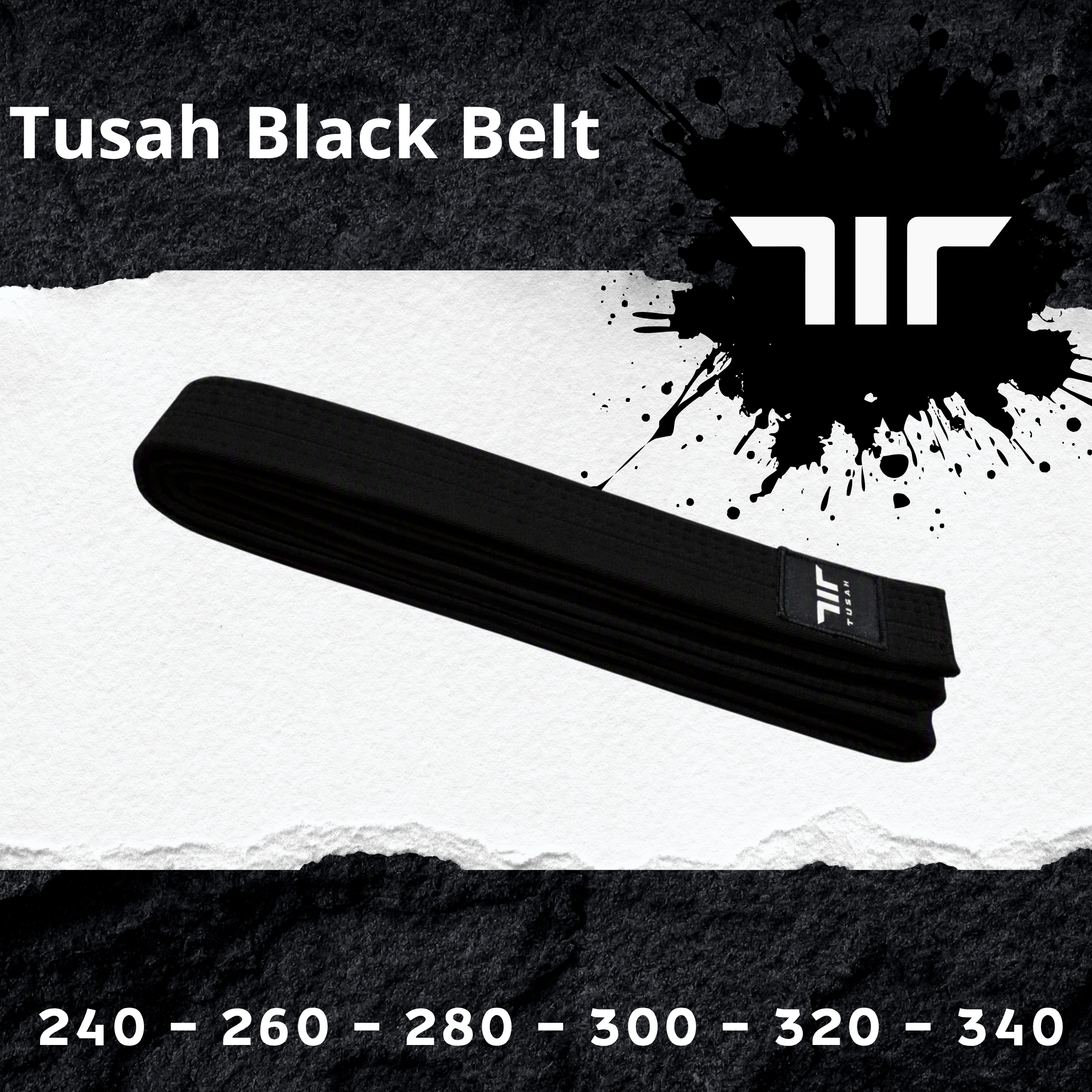 Centură Neagră - TUSAH EZ Fit Black Belt